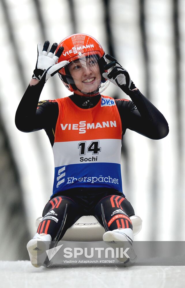 Luge World Cup. Women