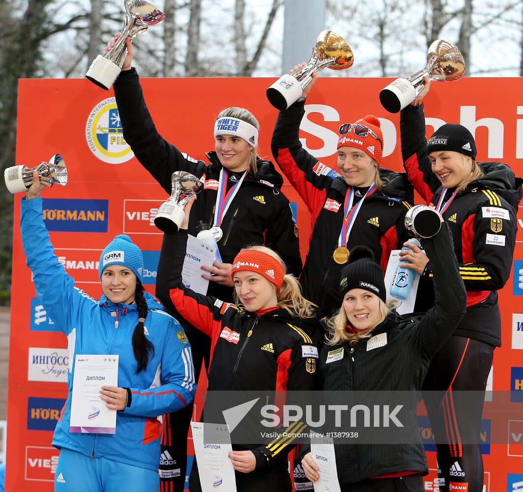 Luge World Cup. Women