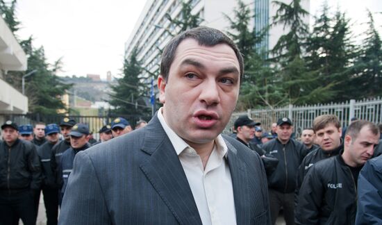 Tbilisi Mayor Georgi Ugulava is charged with embezzlement