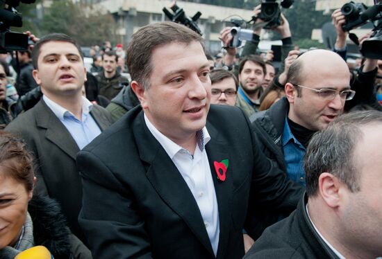 Tbilisi Mayor Georgi Ugulava is charged with embezzlement