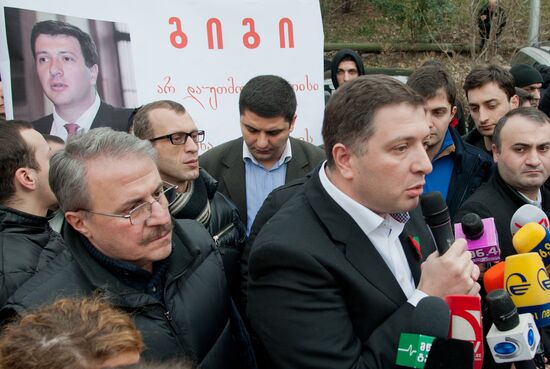 Tbilisi Mayor Georgi Ugulava is charged with embezzlement