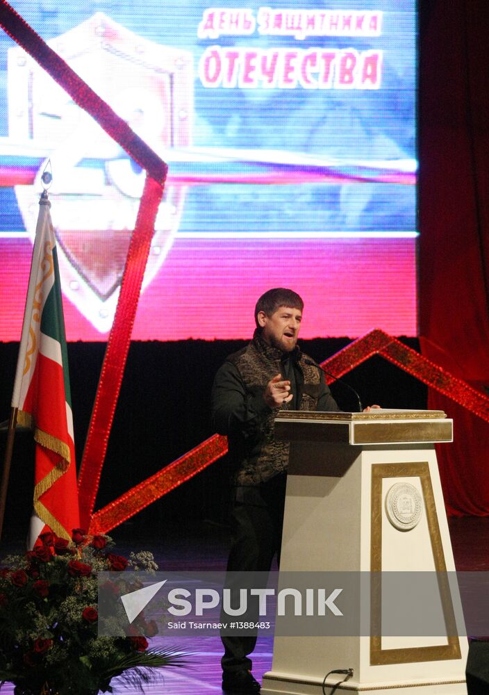 Defender of the Fatherland Day festivities in Grozny