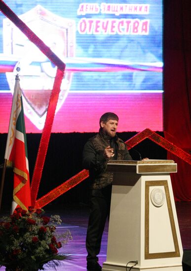 Defender of the Fatherland Day festivities in Grozny