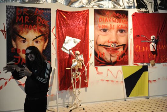 German artist Jonathan Meese presents exhibition in Moscow