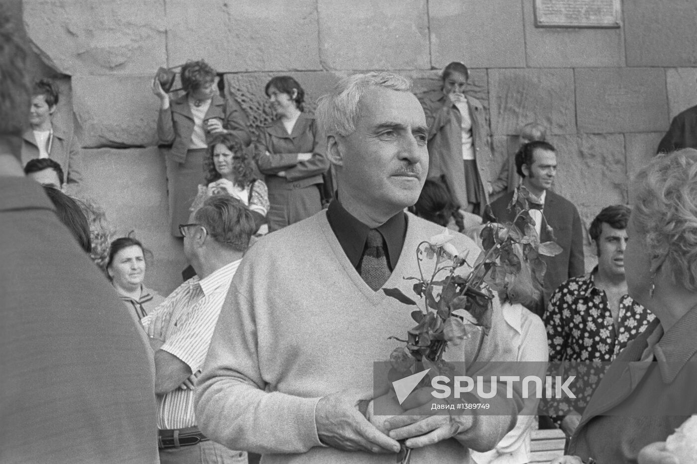 Writer Konstantin Simonov in Mtskheta