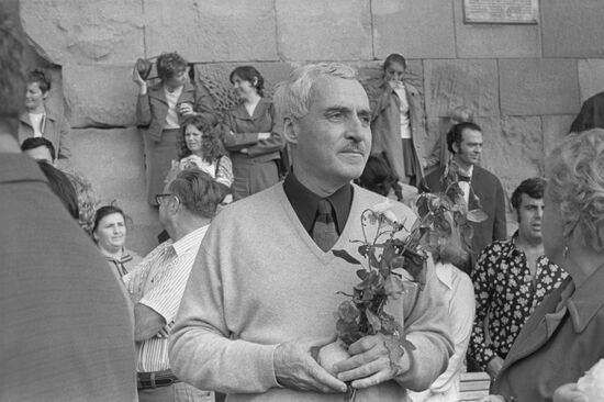 Writer Konstantin Simonov in Mtskheta