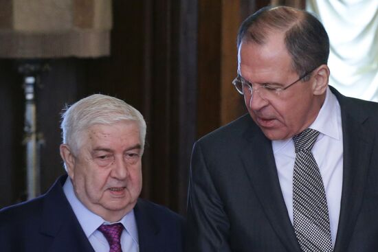 Russian and Syrian foreign ministers meet in Moscow