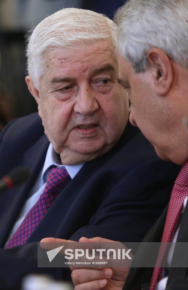 Russian and Syrian foreign ministers meet in Moscow
