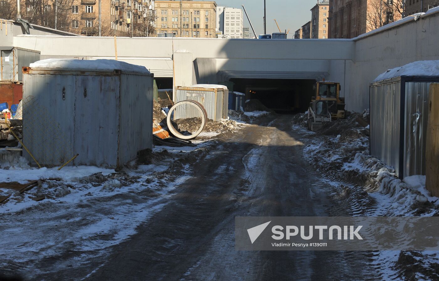 Alabyan-Baltiyskaya Tunnel under construction