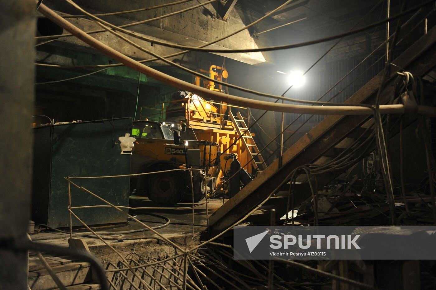 Alabyan-Baltiyskaya Tunnel under construction