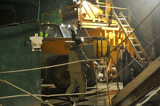 Alabyan-Baltiyskaya Tunnel under construction