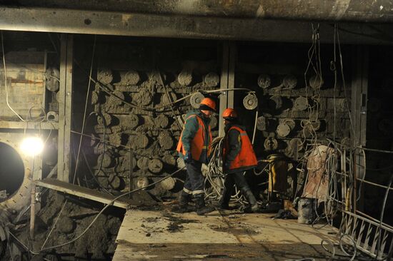Alabyan-Baltiyskaya Tunnel under construction