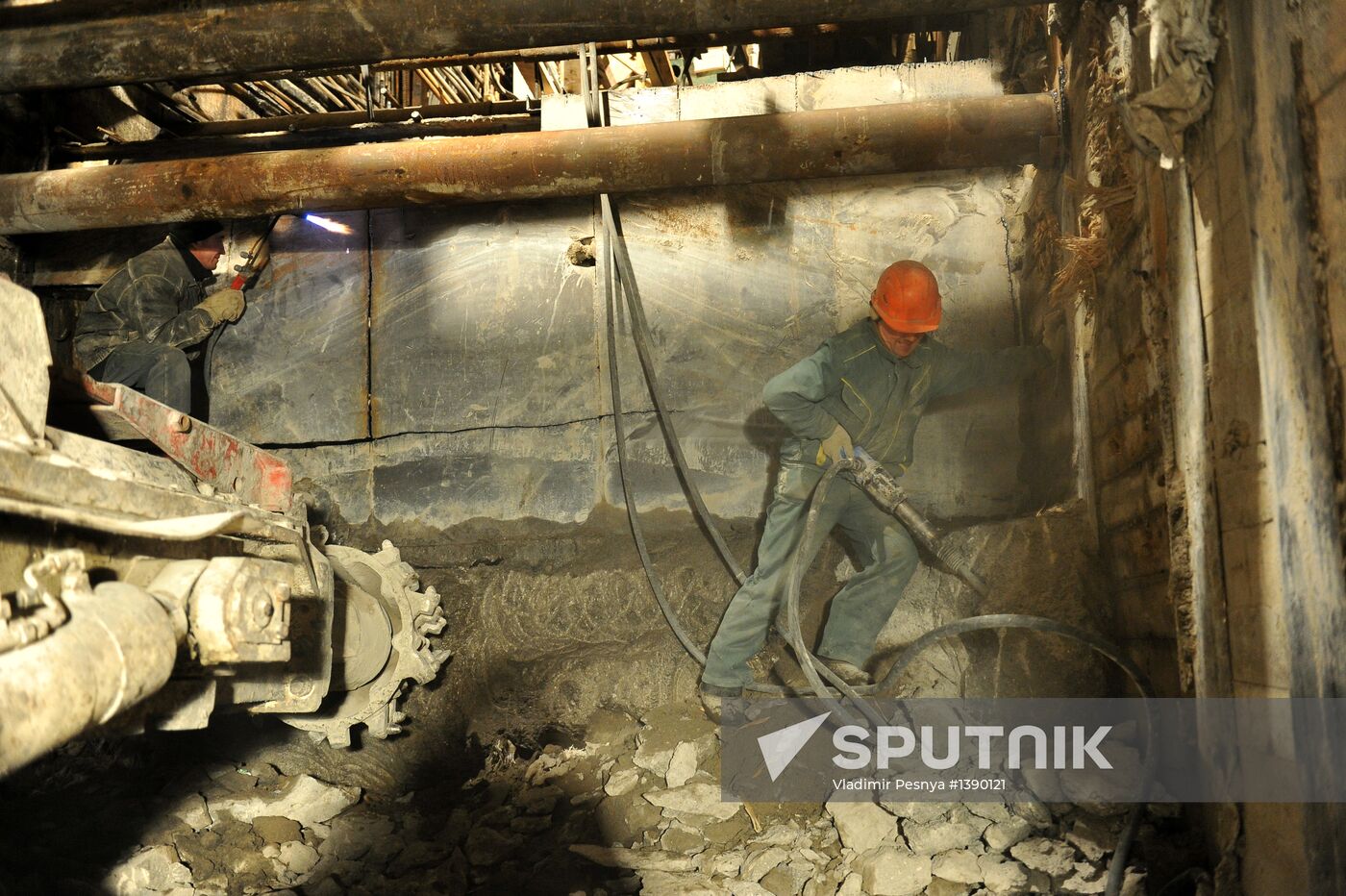 Alabyan-Baltiyskaya Tunnel under construction