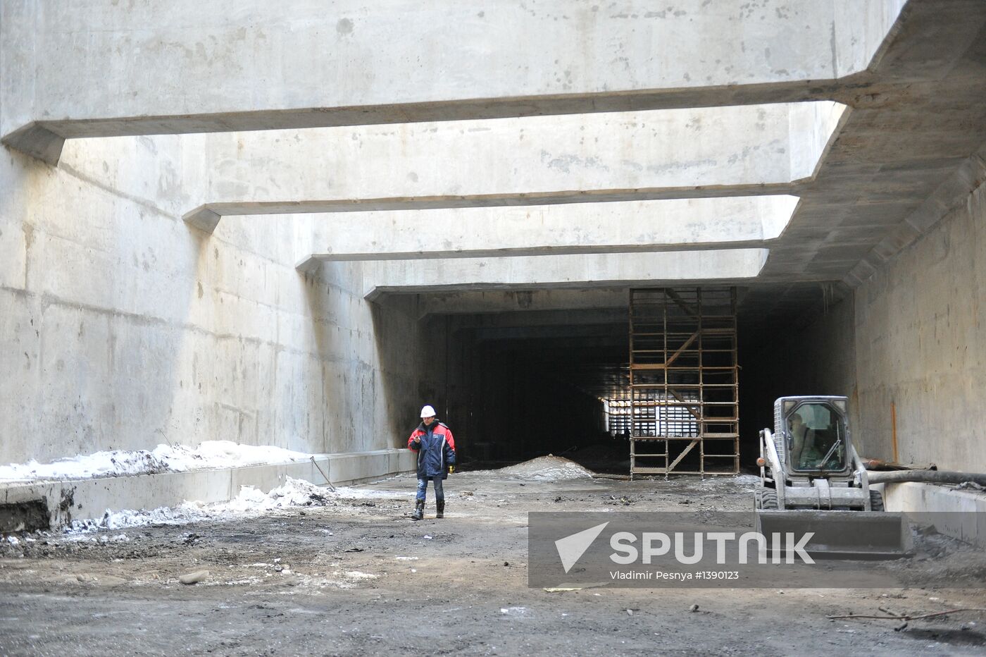 Alabyan-Baltiyskaya Tunnel under construction