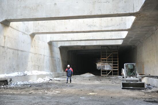 Alabyan-Baltiyskaya Tunnel under construction