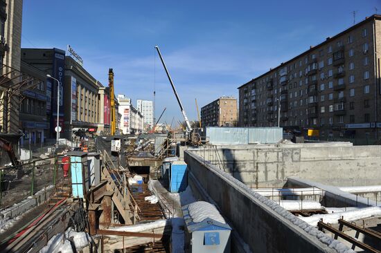 Alabyan-Baltiyskaya Tunnel under construction