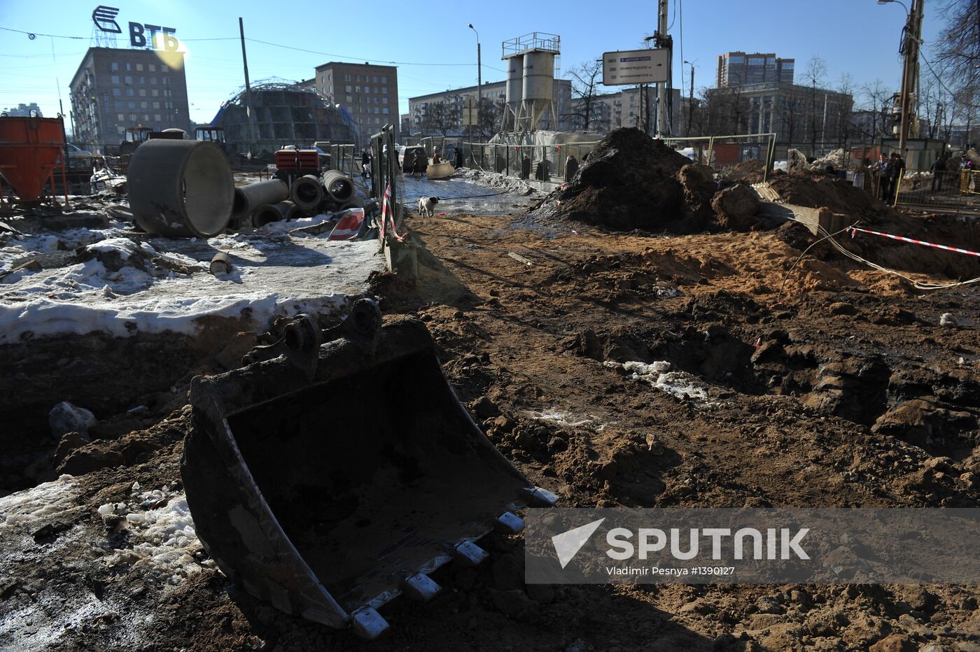 Alabyan-Baltiyskaya Tunnel under construction
