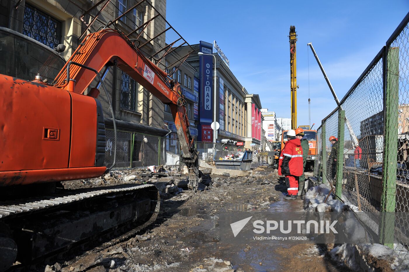 Alabyan-Baltiyskaya Tunnel under construction