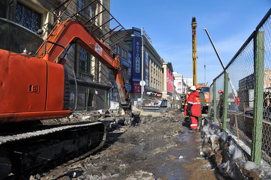 Alabyan-Baltiyskaya Tunnel under construction