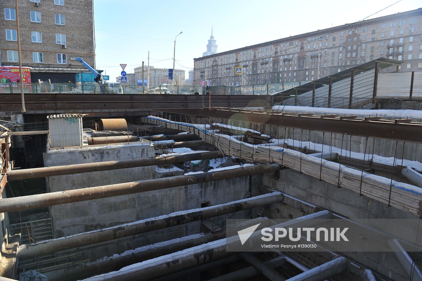 Alabyan-Baltiyskaya Tunnel under construction