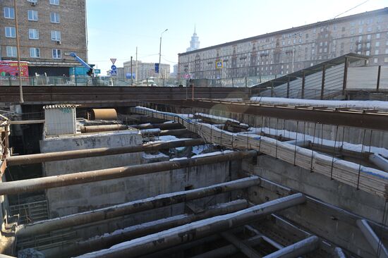 Alabyan-Baltiyskaya Tunnel under construction