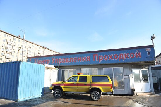 Alabyan-Baltiyskaya Tunnel under construction