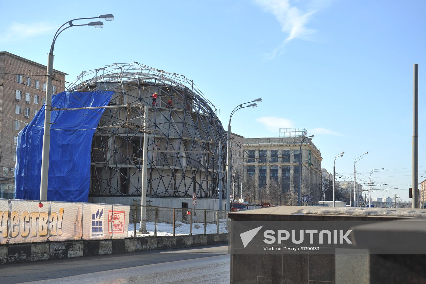 Alabyan-Baltiyskaya Tunnel under construction
