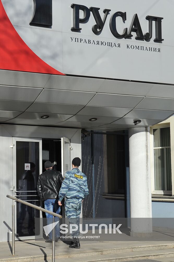 Searches in RusAl Moscow office