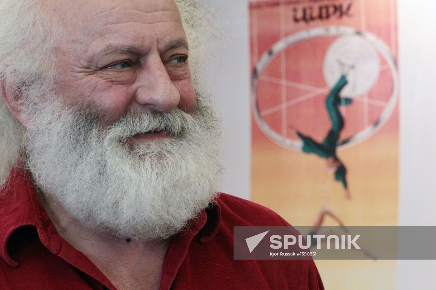 News conference by Vyacheslav Polunin at Circus on Fontanka