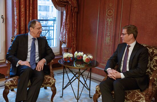 RF Foreign Minister Sergei Lavrov visits Berlin