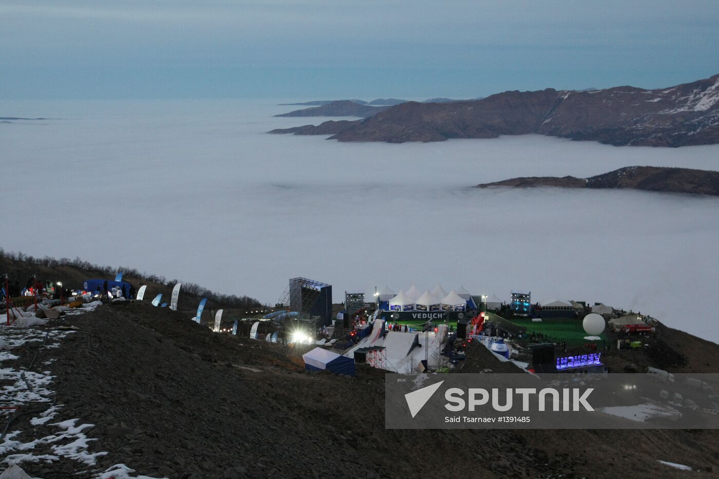 Veduchi alpine skiing resort presented in Chechen Republic