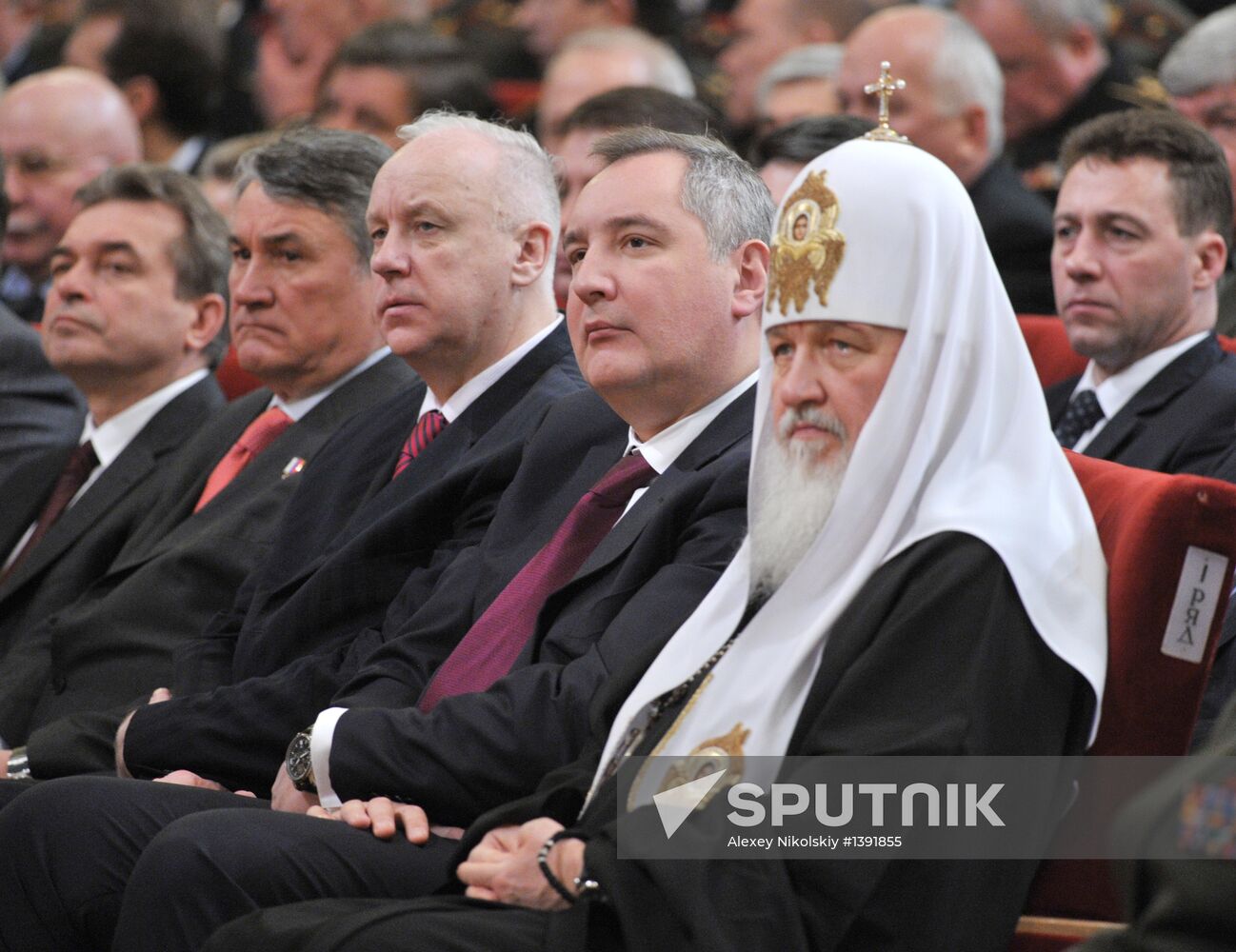 Vladimir Putin during Defense Ministry's board meeting