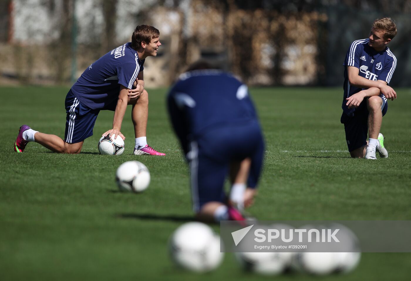 Football. FC Dynamo Moscow during training camp in Turkey