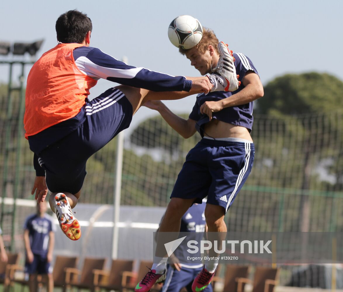 Football. FC Dynamo Moscow during training camp in Turkey