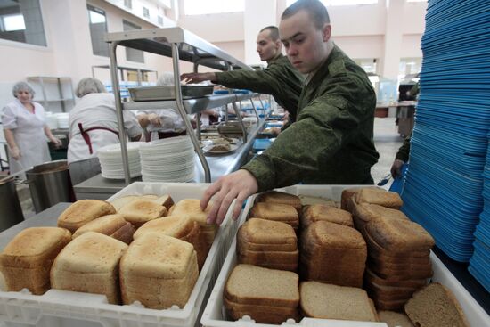 Russian Army buffet