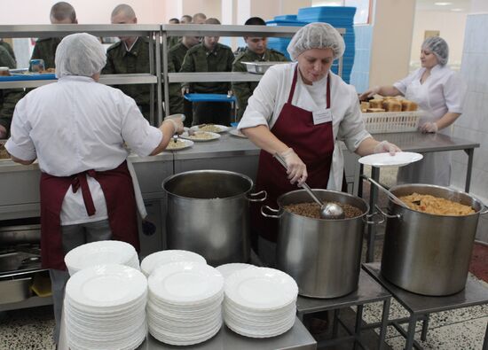 Russian Army buffet