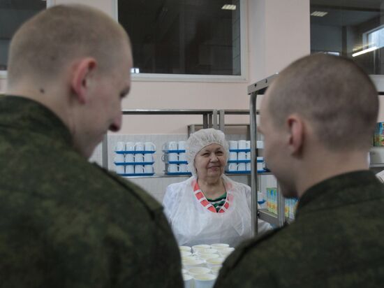 Russian Army buffet