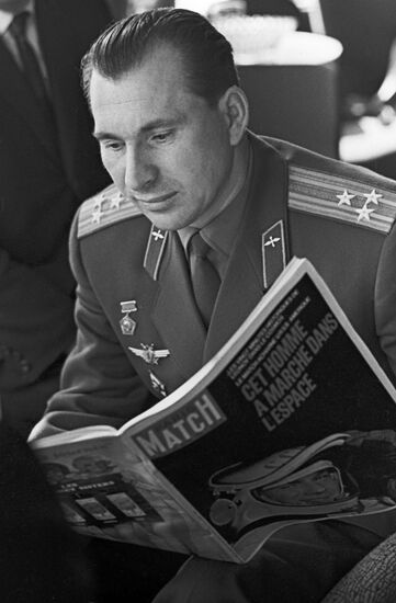 Soviet cosmonaut Pavel Belyayev