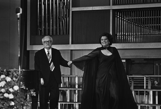 Georgy Sviridov and Yelena Obraztsova