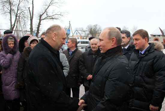 Vladimir Putin's working trip to Pskov