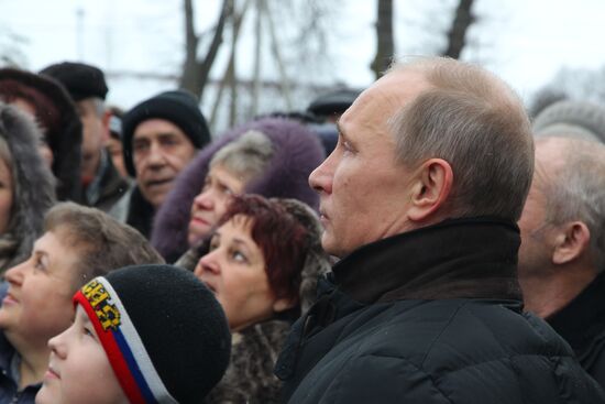 Vladimir Putin's working trip to Pskov