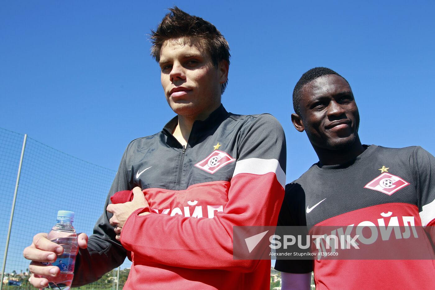 Football. FC Spartak Moscow in training