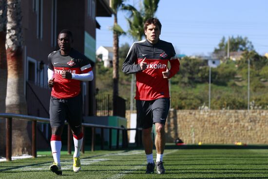 Football. FC Spartak Moscow in training