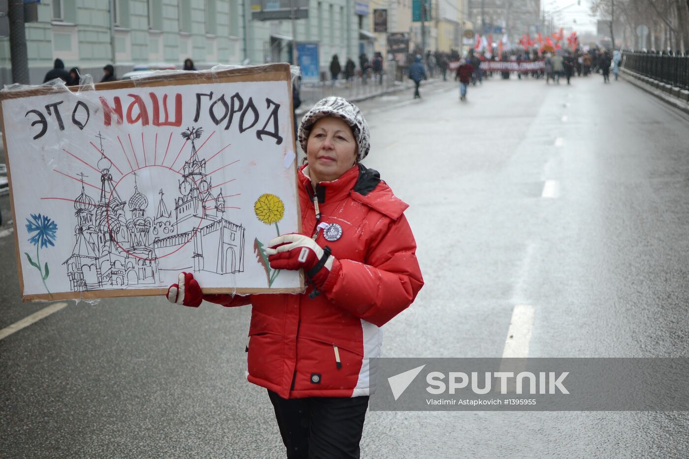 March for the rights of Muscovites