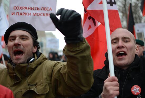 March for the rights of Muscovites