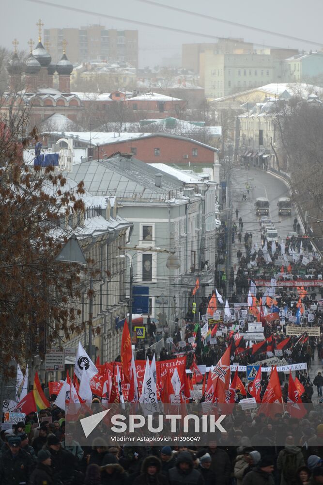March for the rights of Muscovites