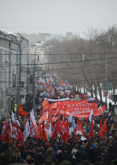 March for the rights of Muscovites