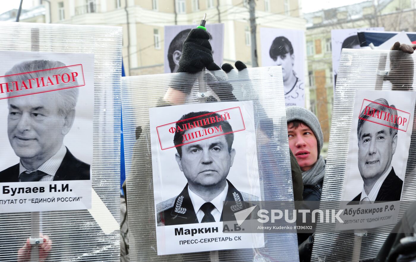 March for the rights of Muscovites