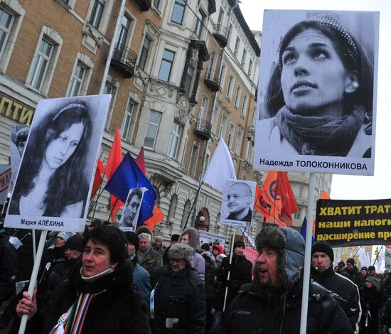 March for the rights of Muscovites