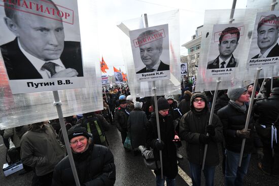 March for the rights of Muscovites